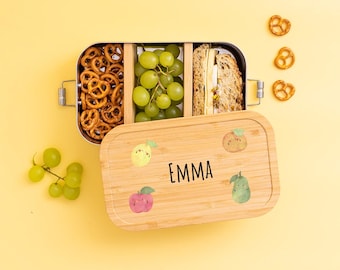 Brotdose, Brotdose Kinder, Brotdose personalisiert, Kindergarten, Edelstahl Brotdose, Vesperdose, Lunch box, Einschulung