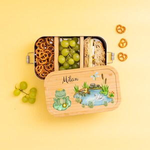 Kinderbrotdose, Brotdose personalisiert, Geschenke Kinder, Edelstahl Brotdose, Vesperdose, Lunchbox, Kindergarten, Einschulung