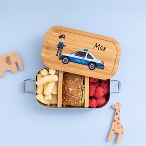 Brotdose Polizei, Polizei Geschenk, Schultüte Polizei, Polizei Kinder, Jungen Geschenk, Kindergarten Geschenk Junge, Grundschule