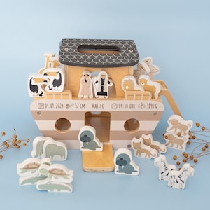Noah's Ark baptism, baptism, christening gift, baptism gift, gift for baptism, birth gift, baptism boy, baptism girl
