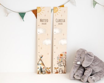 Messlatte Kinder, Messlatte, Taufgeschenk, Baby Geschenk, Messlatte personalisiert, Metermaß Kinder, Kinderzimmer, Kinderzimmer Deko