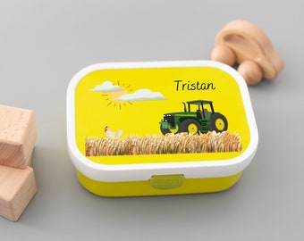 Brotdose Jungen, Brotdose Traktor, Mepal Brotdose personalisiert, Brotdose personalisiert, Lunchbox, Vesperdose Kind