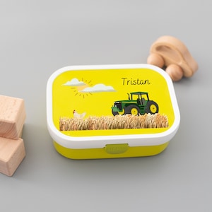 Brotdose Jungen, Brotdose Traktor, Mepal Brotdose personalisiert, Brotdose personalisiert, Lunchbox, Vesperdose Kind