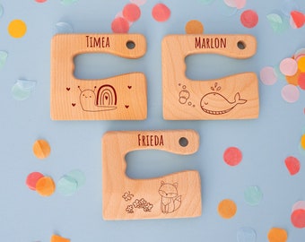 Montessori Messer, Kindermesser, Kindermesser Holz, Montessori, Kindergeschenke, Holzmesser, Montessori, Taufe