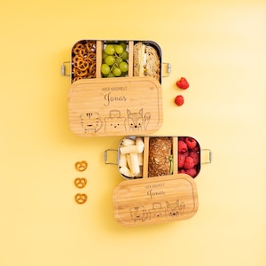 Brotdose personalisiert, Brotdose Kindergarten, Lunchbox, Brotdose für Kinder, Grundschule, Einschulung Geschenk, Versperbox Kita