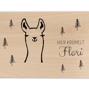 Personalized breakfast board, personalized board, baby gift birth, personalized wooden board, breakfast board children