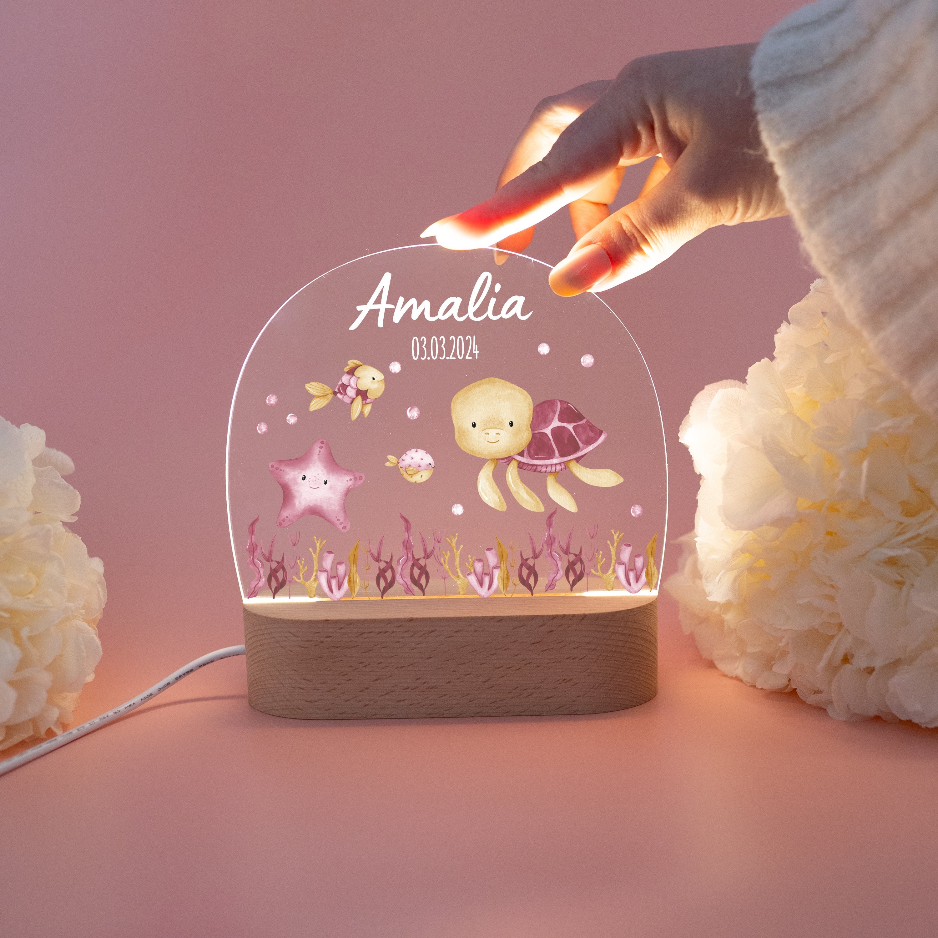 Meerestier-Geschenktüte Mit Seidenpapier - 33 Cm, Bunt, Für Kindergeburtstage