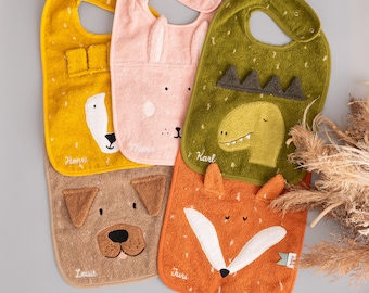 Bavoirs Rico Design Bavoir Couvrant 40x49 - Bleu Et Blanc - Bleu Et