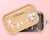Brotdose Kindergarten Tiere, Brotdose Personalisiert, Personalisierte Brotdose, Kindergarten Geschenk, Brotdose Kinder, Vesperdose Mit Namen
