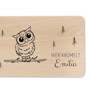 Gift birth, breakfast board personalized, board personalized, baby gift birth, board, wooden board