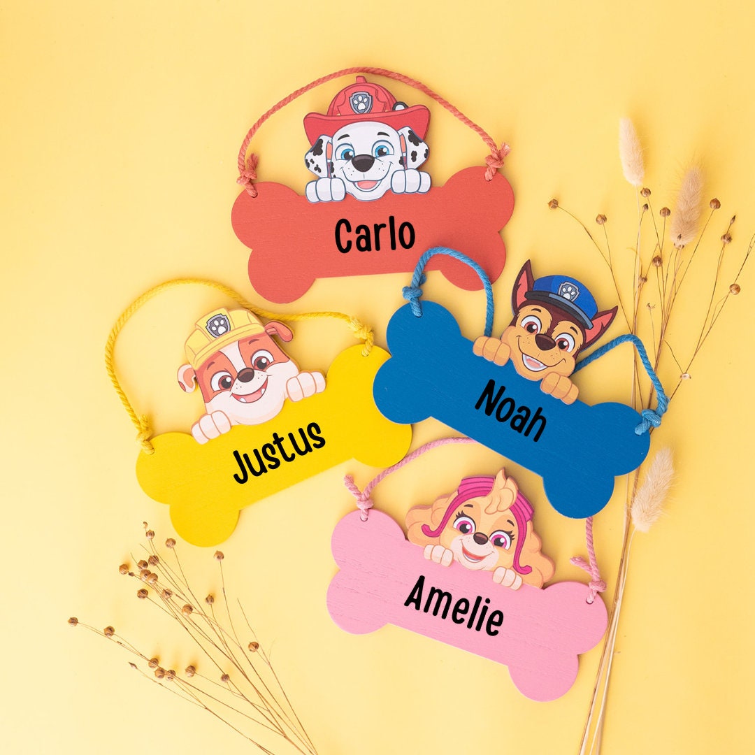 Paw Patrol, Paw Patrol Birthday, Door Sign Paw Patrol, Paw Patrol Wood ...
