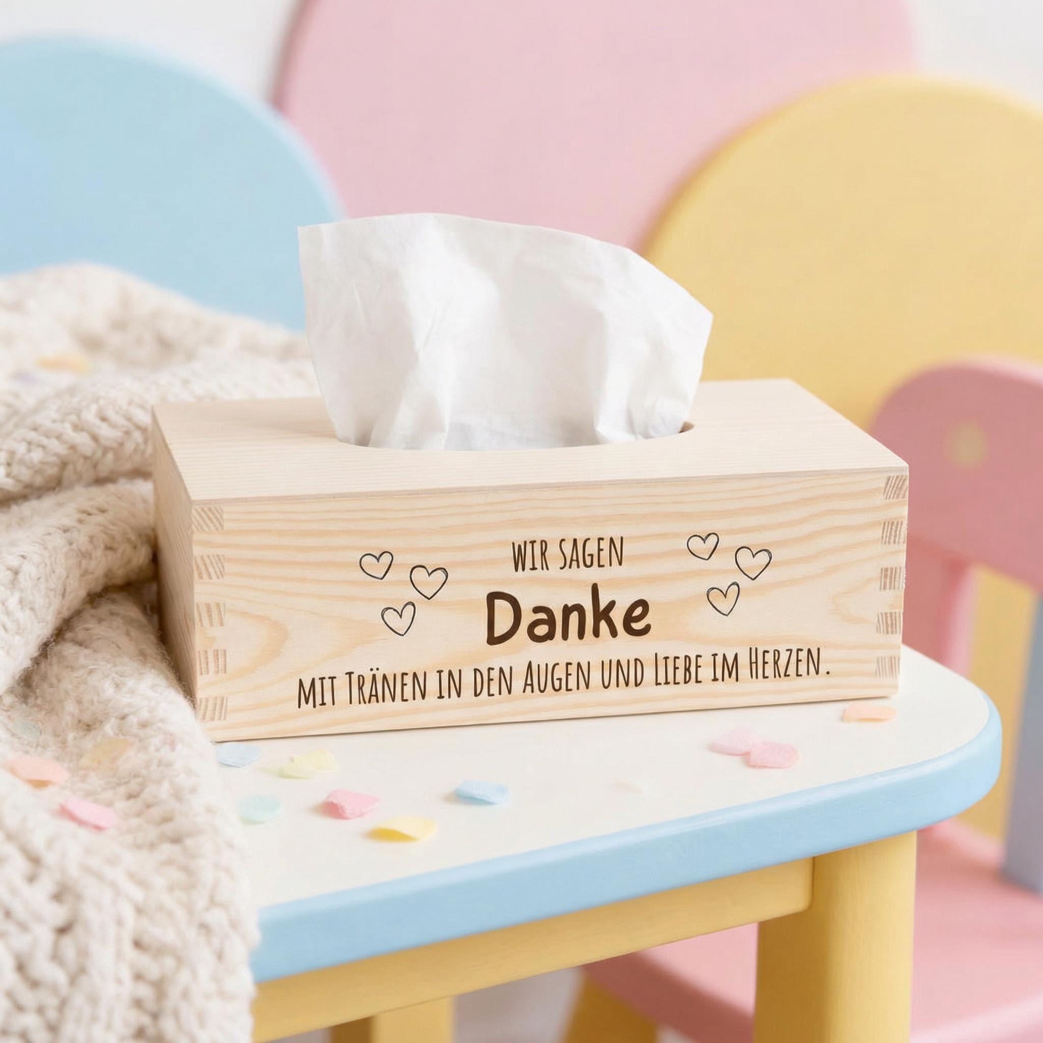 Taschentücherbox Abschied, Abschied Geschenk Erzieherin, Geschenk Lehrerin, Erzieher Geschenk, Abschied Erzieherin, Kindergartenabschied