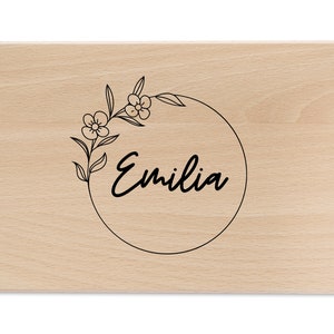 Personalized breakfast board, personalized board, baby gift birth, personalized wooden board, breakfast board children