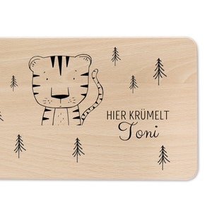 Personalized breakfast board, personalized board, baby gift birth, personalized wooden board, breakfast board children