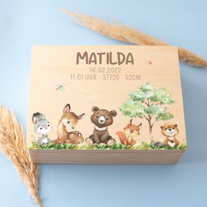 Memory box, memory box birth, personalized memory box, memory box baby, birth gift, baptism gift