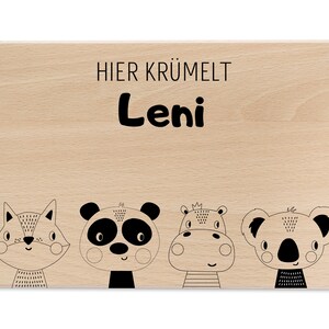 Personalized breakfast board, personalized board, baby gift birth, personalized wooden board, breakfast board children