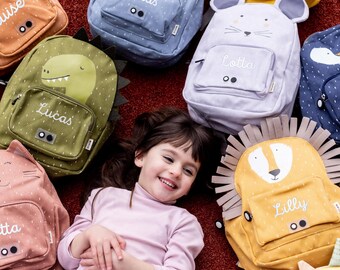 Personalisierter Kinderrucksack Mit Namen - Süßer Katzen-Rucksack Für Kindergarten & Schule