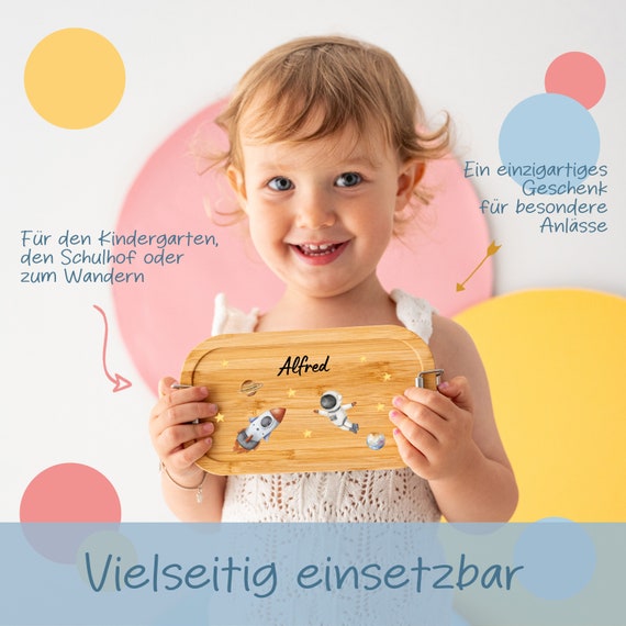 Eurofoto Brotdose Mit Namen 'Ben' - Motiv Universum & Sterne, 185x128x65 Mm, Lebensmittelecht