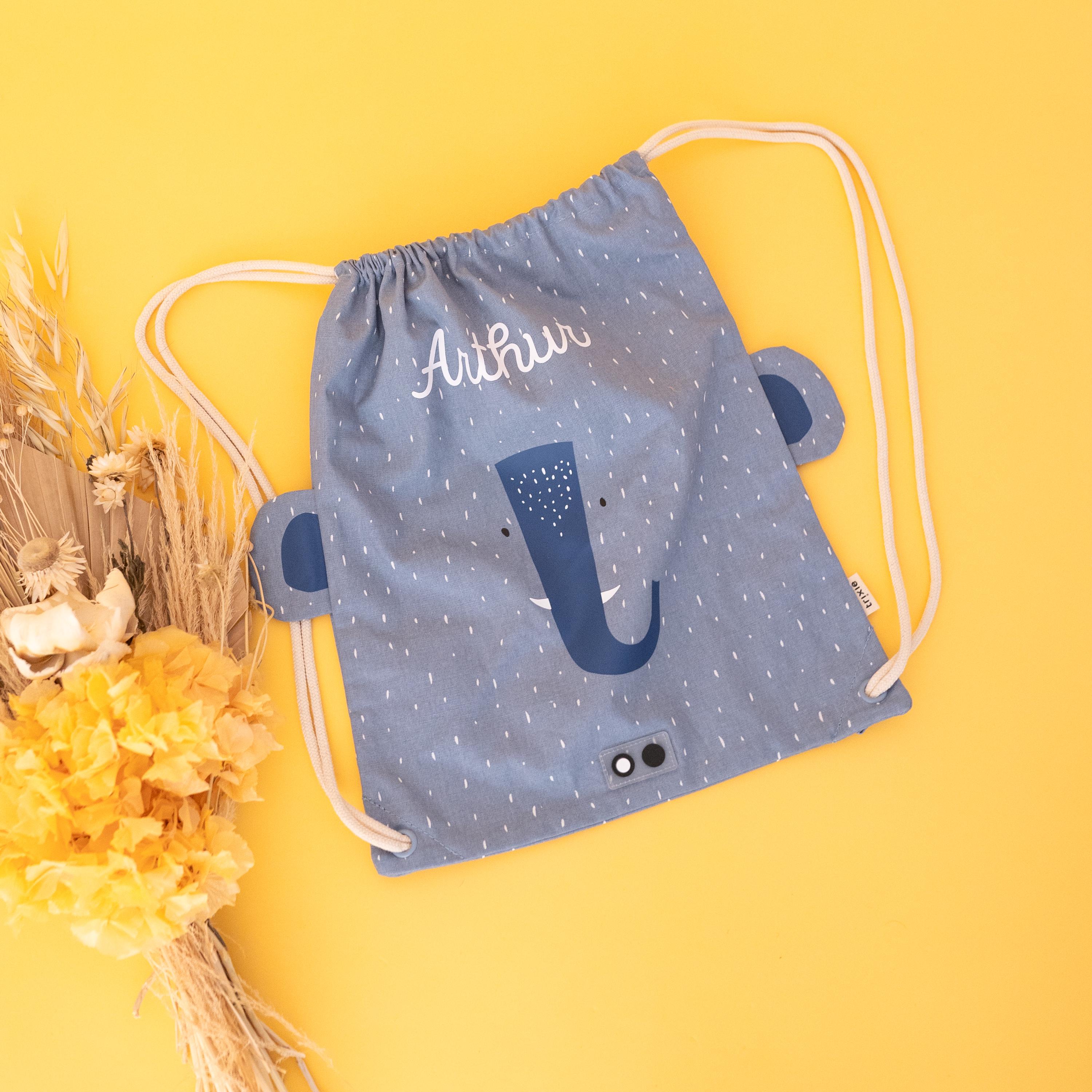 Rucksack Mit Kordelzug – 41x34cm, Personalisierbar Mit Tiermotiv, Für Sport & Reisen