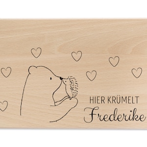 Gift birth, breakfast board personalized, here crumbs board, gift personalized babies, wooden board personalized