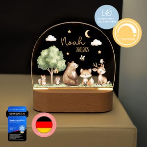 Nachtlicht Baby, Babygeschenk, Nachtlicht personalisiert, Geschenk Geburt, Taufgeschenk, Kinderzimmer, Geburtstagsgeschenk