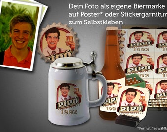 Dein Foto als eigene Biermarke