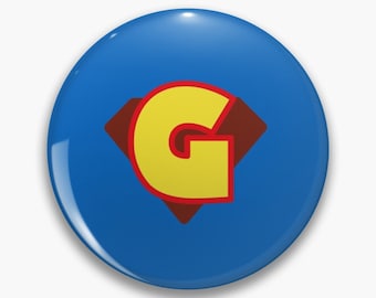 Superhero Badge - Button Lapel