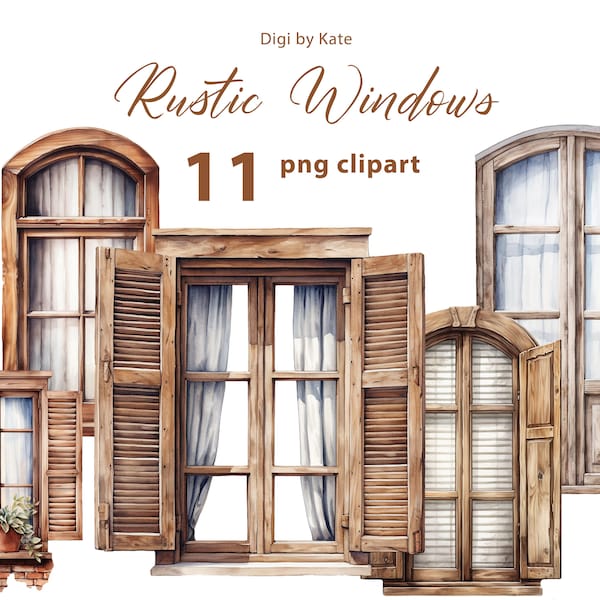 Decorative Old Wood Windows Etsy UK