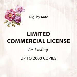 Beperkte commerciële licentie voor één listing waarmee fysieke projecten voor de verkoop kunnen worden gemaakt en waarmee maximaal 2000 exemplaren kunnen worden verkocht