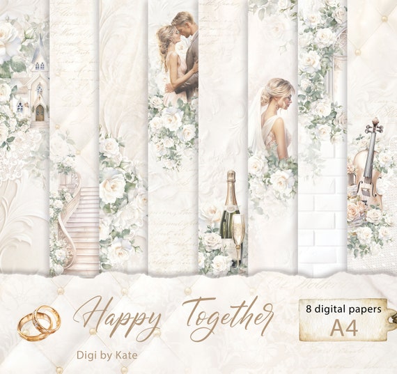 Amazon.com: Whaline 12 Designs Retro Floral Pattern Paper 24
