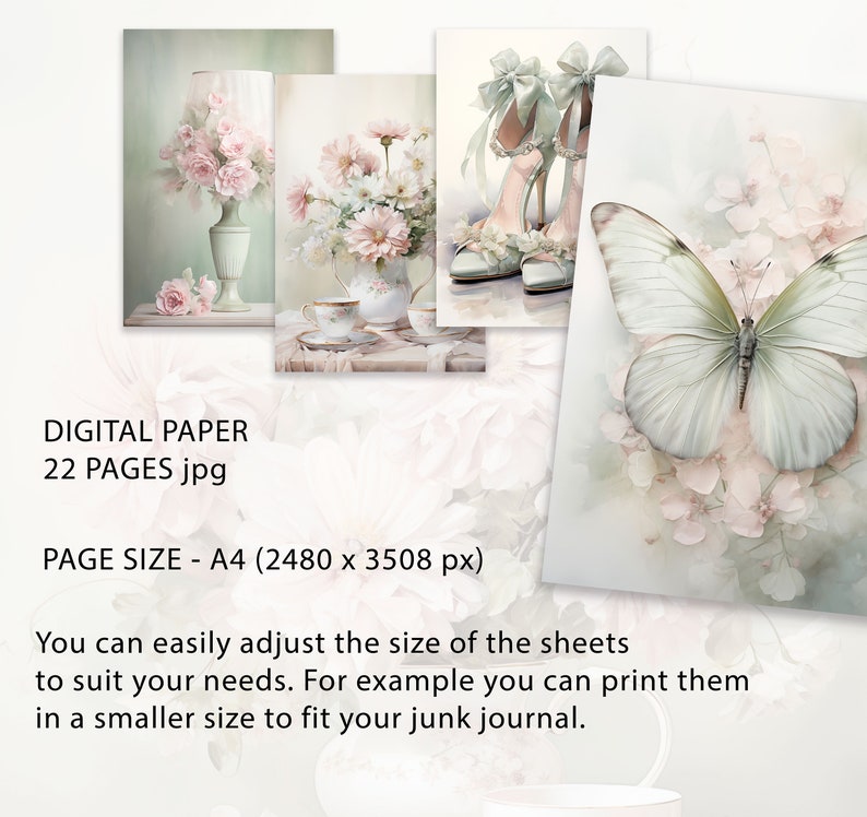 Shabby Chic Journal Cards