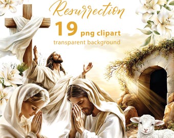 Resurrection of Jesus 19 PNG Religious Clipart - Christian Graphics on Transparent Background perfect for Easter Scrapbooking