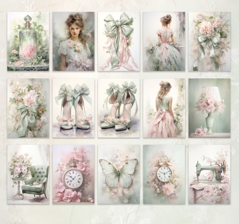 Shabby Chic Journal Cards