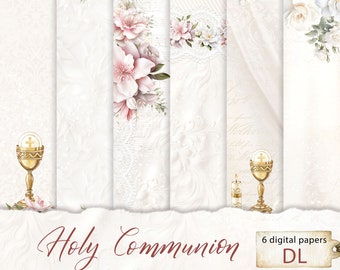 Holy Communion DL shaped is a Digital Paper Set