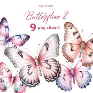 Butterflies II 9 PNG Clipart - Graphics on Transparent Background