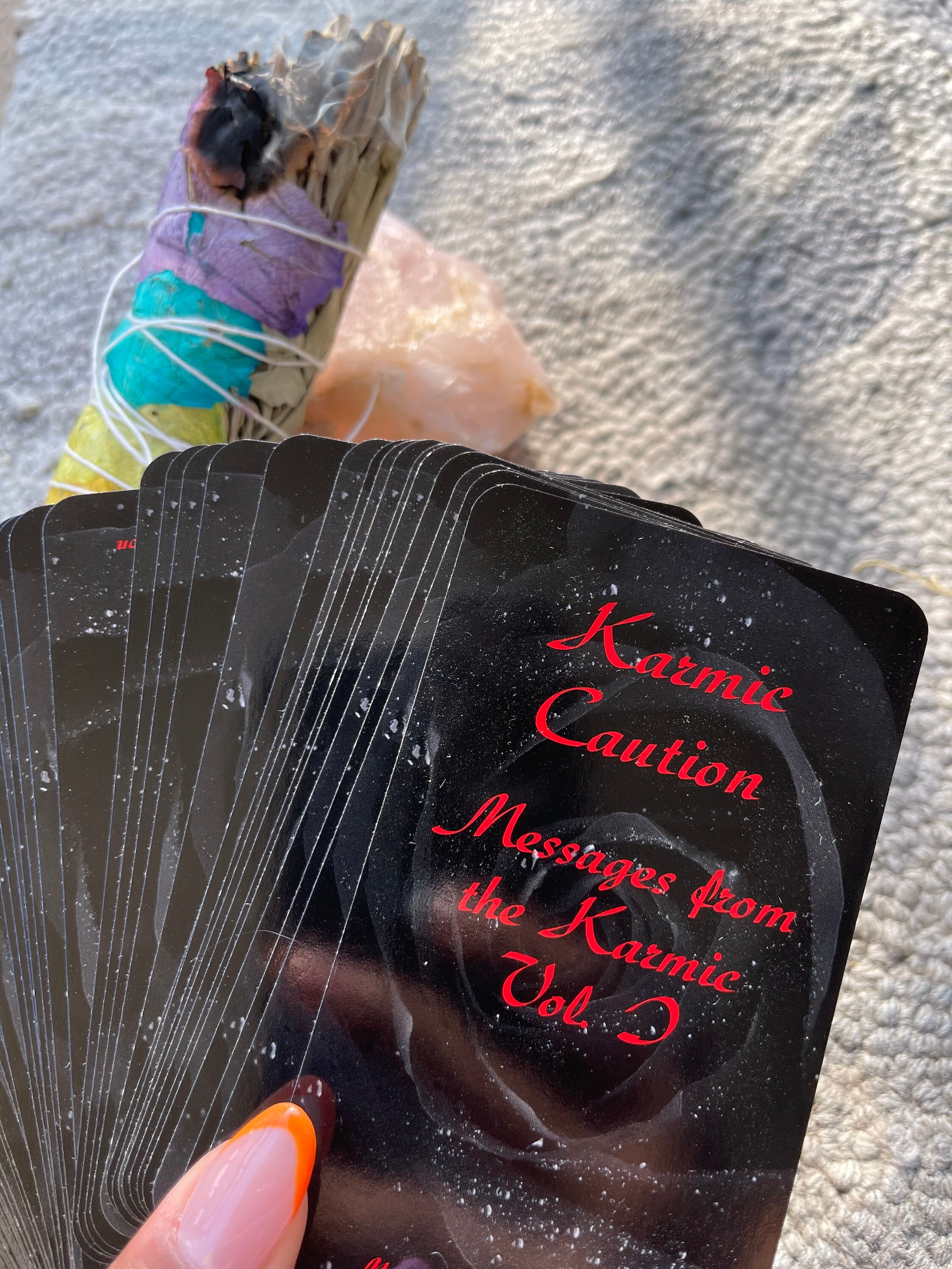 Karmic Caution Messages from the Karmic Vol. I Oracle cards | Etsy