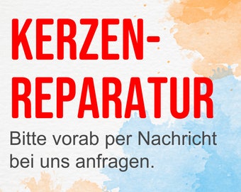 Reparatie van kaarsen