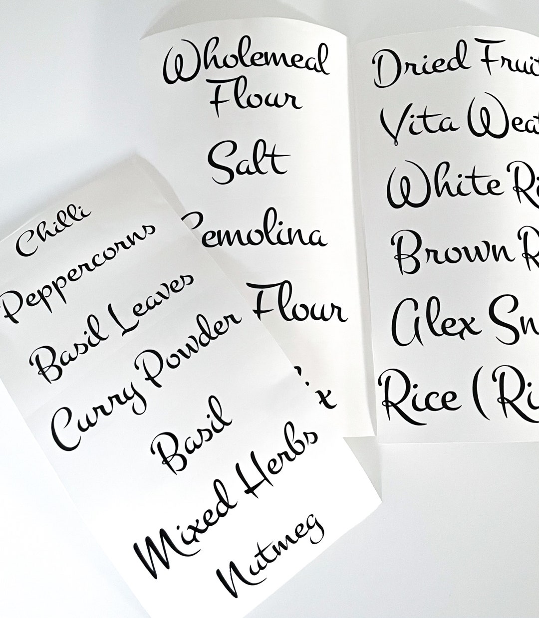 35 Pack Custom Pantry Labels / Personalised Label Pack / Etsy Australia