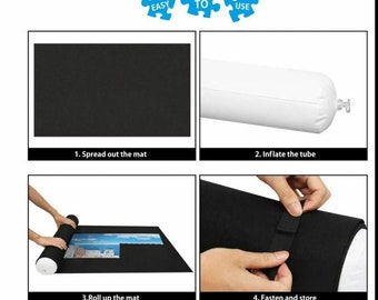 Lavievert lavievert giant felt mat for puzzle storage puzzle saver, jigsaw  puzzle roll mat for up to 3000-piece puzzles