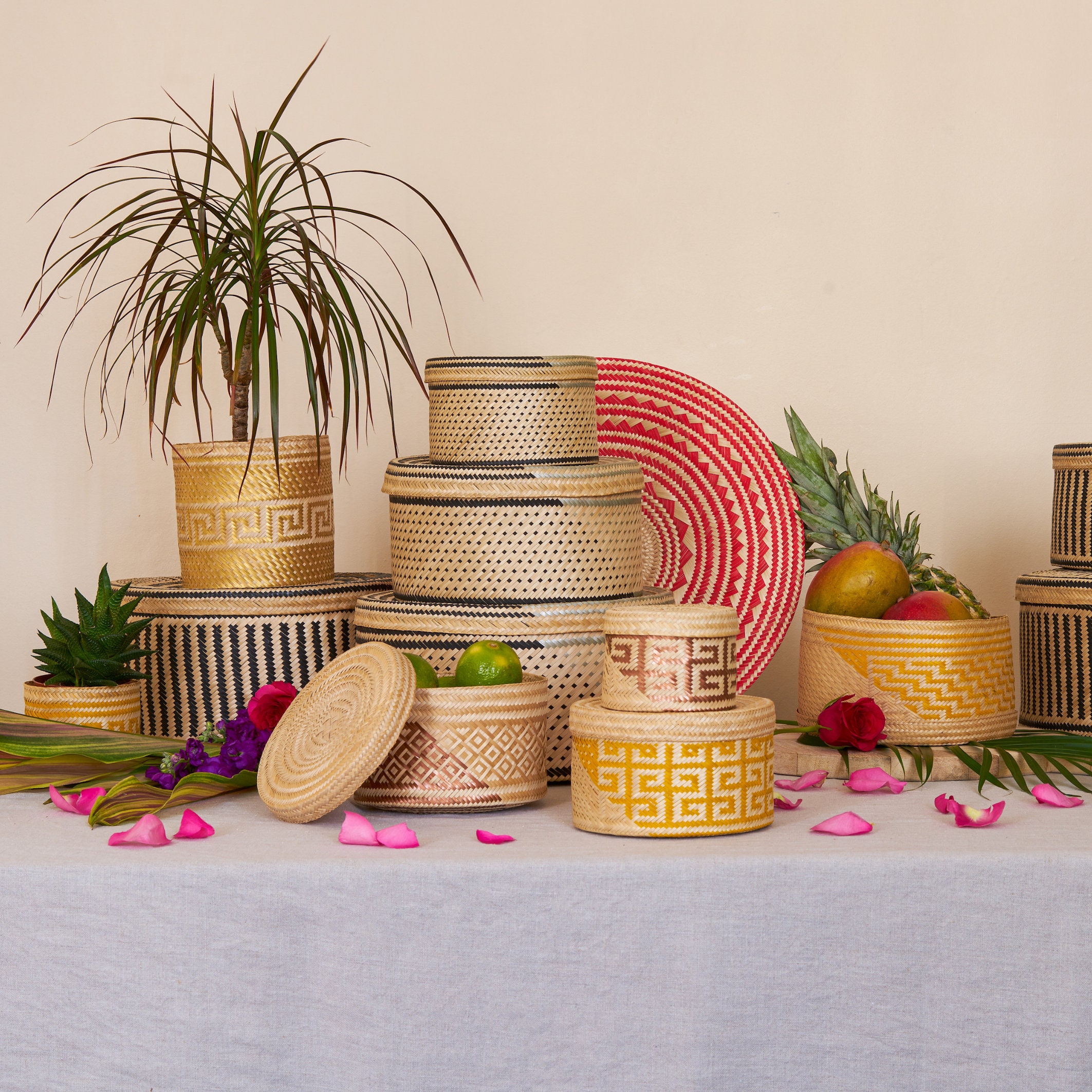 Straw Placemats Natural Woven Underplate Straw Decoration Etsy UK