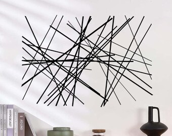 Abstrakcyjna metalowa sztuka ścienna, nowoczesna dekoracja ścienna, dekoracja ścienna do salonu