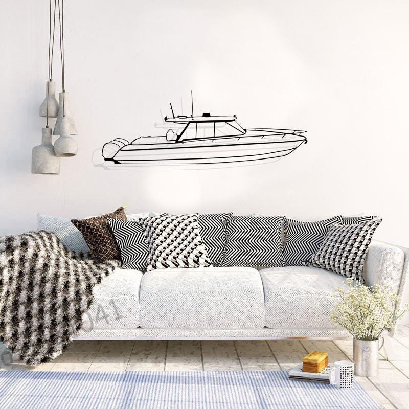 Custom Boat Metal Wall Art – Personalized Nautical Decor - Etsy