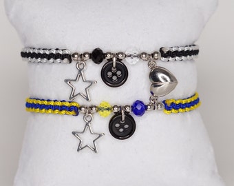 Coraline & Wybie Magnetic Heart Bracelets