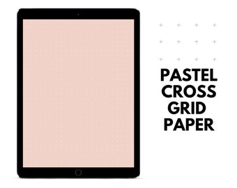 Cross Grid Digital Paper | Whitelines | Goodnotes paper | Note taking | Bullet journaling | Easy to Read Notes