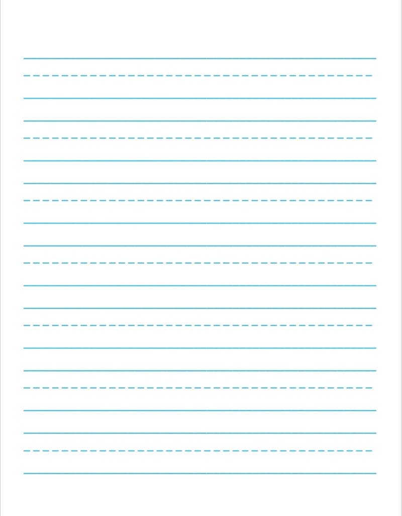lined paper for elementary school children etsy