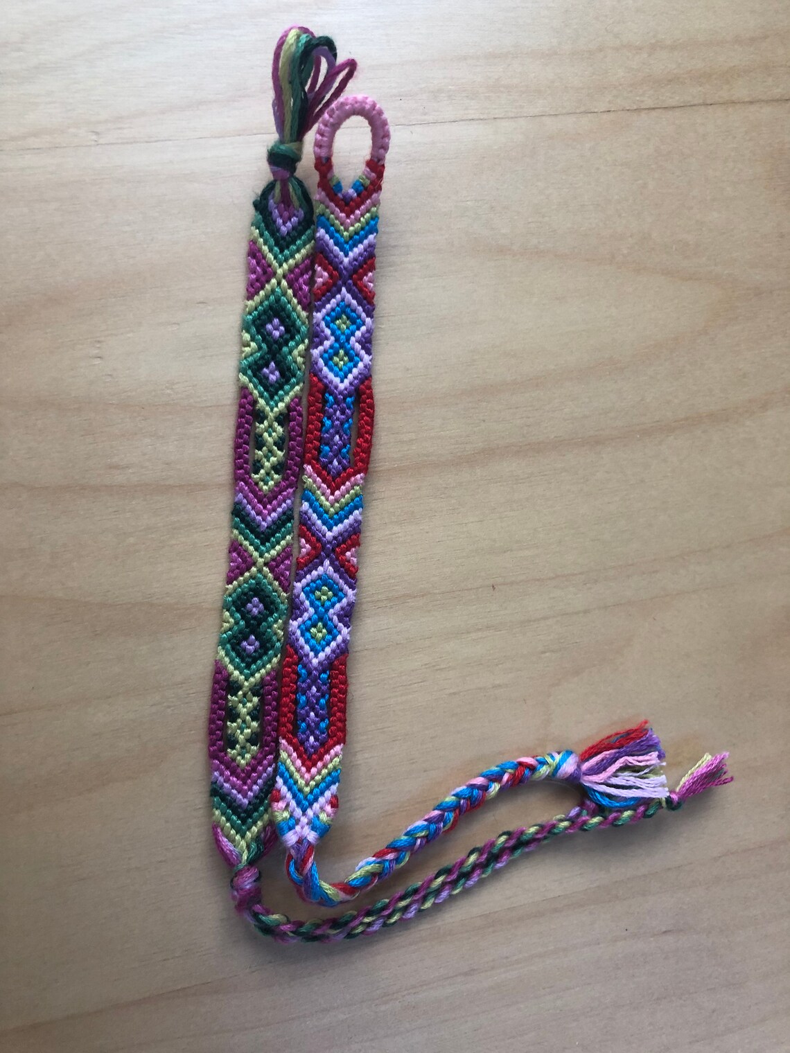 Thin Aztec Friendship Bracelet Etsy