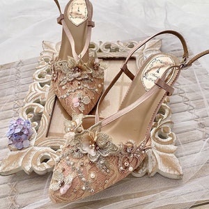 Kitten heel rose gold sandals new arrivals