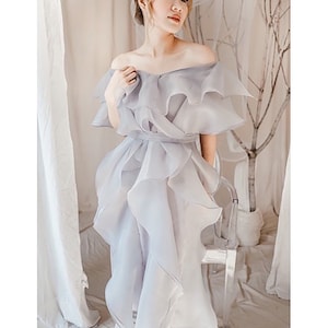 Classy grey dress best sale