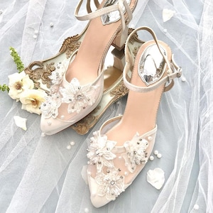 Elegant bridal shoes hotsell