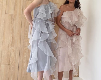 Shona joy willow ruffle mini deals dress